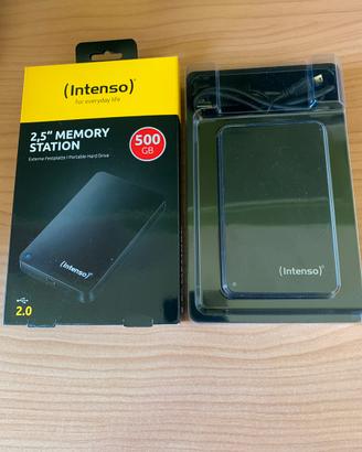 HD Intenso 500 GB Nuovo mai usato