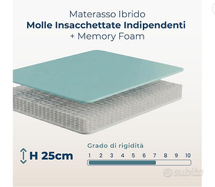Materasso Matrimoniale Sleephome 160x190 -