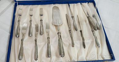NUOVO RARO Servizio da Dolce d'Epoca – Argento 800