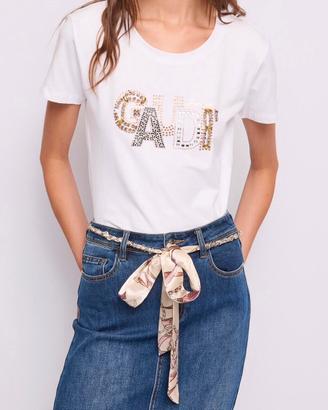 MAGLIA IN COTONE DONNA GAUDI NUOVA CON CARTELLINI