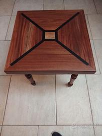 Tavolino in Mogano massello