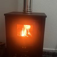 Stufa a legna 9.7kw koine antracite