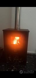 Stufa a legna 9.7kw koine antracite