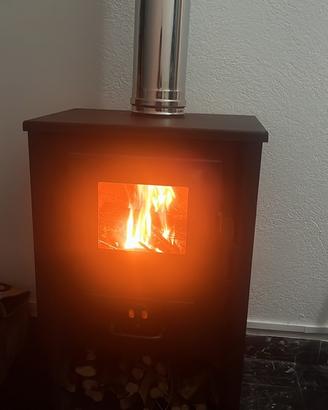 Stufa a legna 9.7kw koine antracite