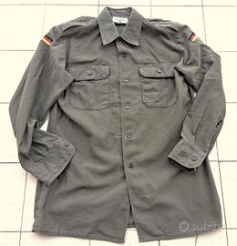 Camicia vintage militare tedesca BW del 1986