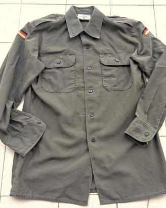 Camicia vintage militare tedesca BW del 1986
