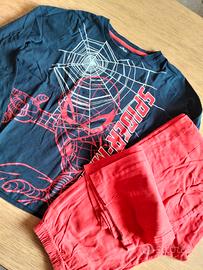 Pigiama Spiderman 9-10 anni 