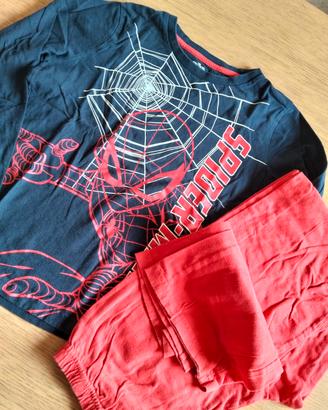 Pigiama Spiderman 9-10 anni 