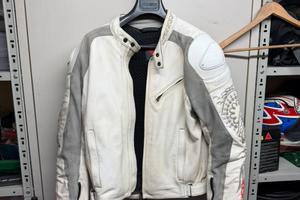 Giacca moto in pelle