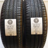 2 GOMME 225 60 18 MICHELIN A56758