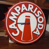 orologio campari da muro forma di tappo