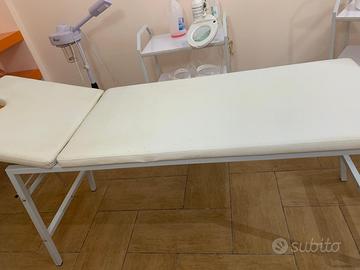 Lettino per uso estetico e medico