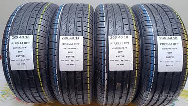4 GOMME 205 40 18 PIRELLI RFT 100% RIF4182