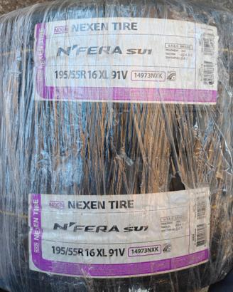 2 GOMME NUOVE 195/55 R16 91V NEXEN N'FERA SU1 XL