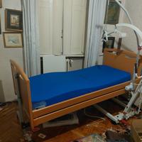 Letto ortopedico elettrico + sollevatore disabili