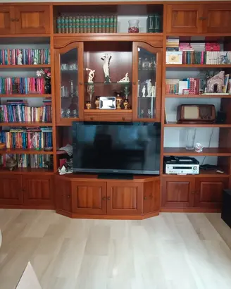 Mobile Libreria porta TV in legno  Per RITIRO IMME