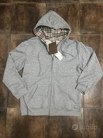 Felpa grigia Burberry