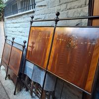 Letto in legno alla francese anni 900'