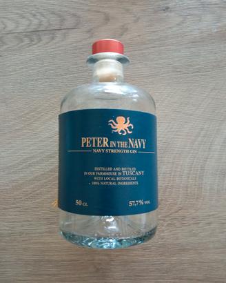 Bottiglia vuota Gin Peter in the Navy 