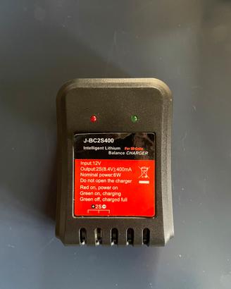 Caricabatterie J-BC2S400 per batterie 2S