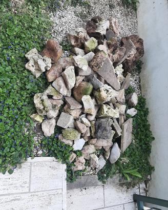 Rocce ornamentali e grandi ciottoli, pietre