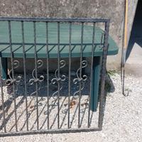Cancello in ferro battuto.