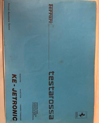 Manuale officina Ferrari Testarossa