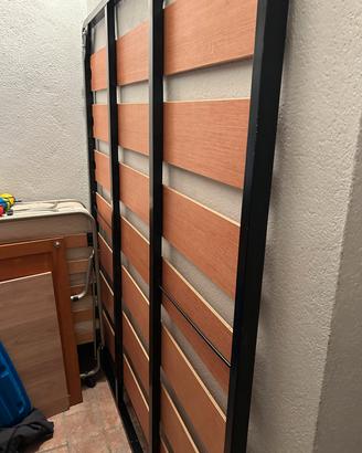 Letto Matrimoniale Ferro Battuto + Rete Doghe