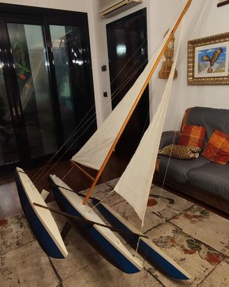 modello barca a vela trimarano rc