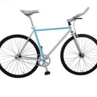 bici beclick bianca scatto fisso single speed