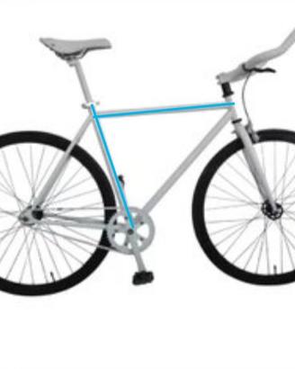 bici beclick bianca scatto fisso single Speed