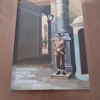 RARO CALENDARIO STORICO DEI CARABINIERI anno 1959