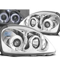 FARI PER TOYOTA YARIS 99-03 OCCHI ANGEL CROMATI