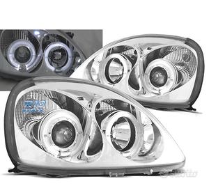 FARI PER TOYOTA YARIS 99-03 OCCHI ANGEL CROMATI