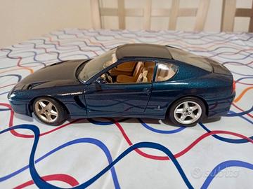 Ferrari 456 GT (1992) Bburago 1/18 blu metalizzato
