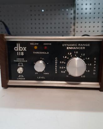 DBX 118 Dynamic Range Enhancer Vintage Hi-Fi anni