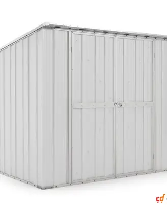 Casetta in lamiera box Acciaio 231x175 bianco