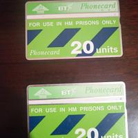 Schede Telefoniche per Prigioni Inglesi 