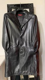 Cappotto in pelle uomo