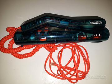 Swatch Twin Phone telefono vintage Pop Design blu