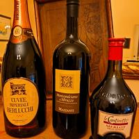 set 3 bottiglie come da foto