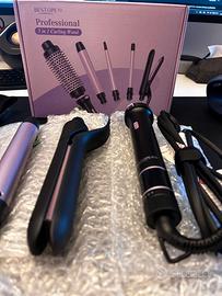 Set Arricciacapelli 5-in-1 – Spazzola Termica