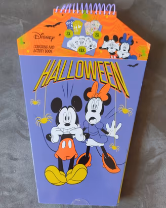 Libro Colorare Halloween Disney Topolino Nuovo