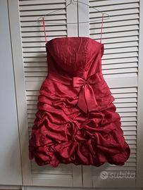 Abito da sera rosso vintage anni 2000