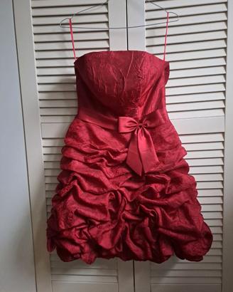 Abito da sera rosso vintage anni 2000
