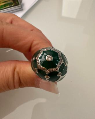 Anello argento 925 smaltato