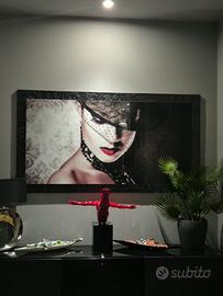 Quadro moderno in vetro – Ritratto femminile – 155