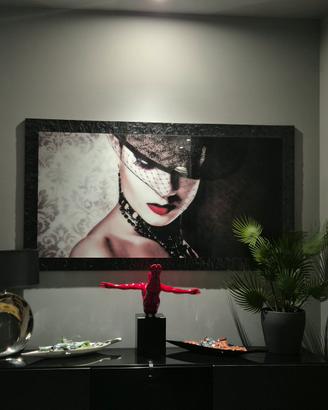 Quadro moderno in vetro – Ritratto femminile – 155