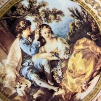 Piatto in limoges porcellana