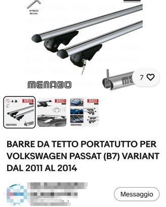 Barre portatutto